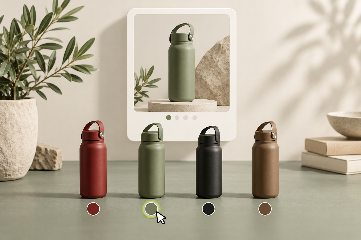 Product option color selection