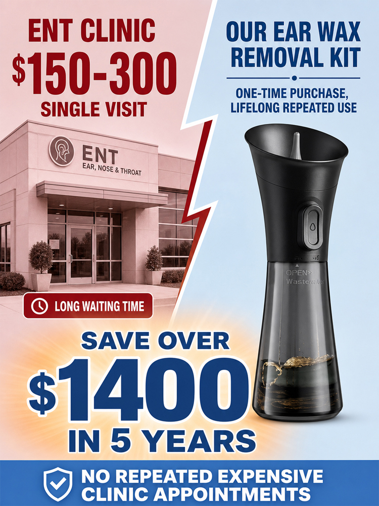 ENT-Approved Home Ear Irrigation Micro-Clinic System – German-Engineered Vortex Pulse Wax Removal Kit Compliant with AAO-HNS Guidelines (Save $1400+ on Clinic Visits!) - detail 3