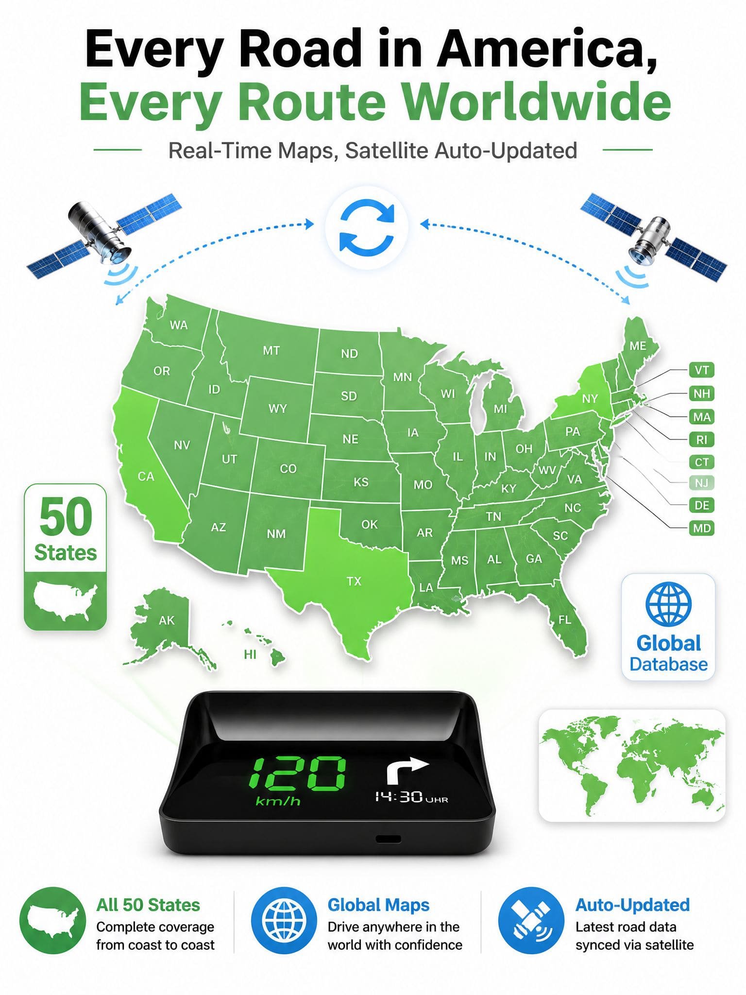 【Smart In-Car HUD Co-Pilot】Works on Sedans, SUVs, Pickups, RVs, and More! - detail 12