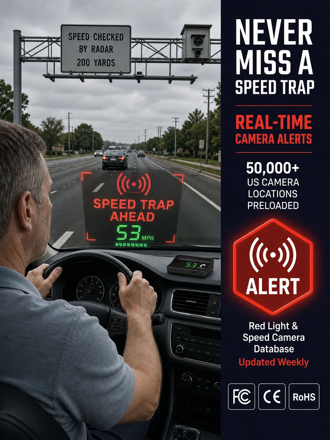 【Smart In-Car HUD Co-Pilot】Works on Sedans, SUVs, Pickups, RVs, and More! - detail 22