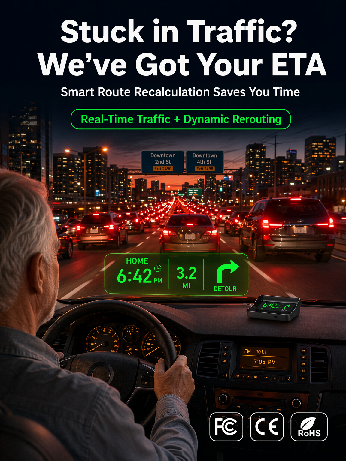 【Smart In-Car HUD Co-Pilot】Works on Sedans, SUVs, Pickups, RVs, and More! - detail 20
