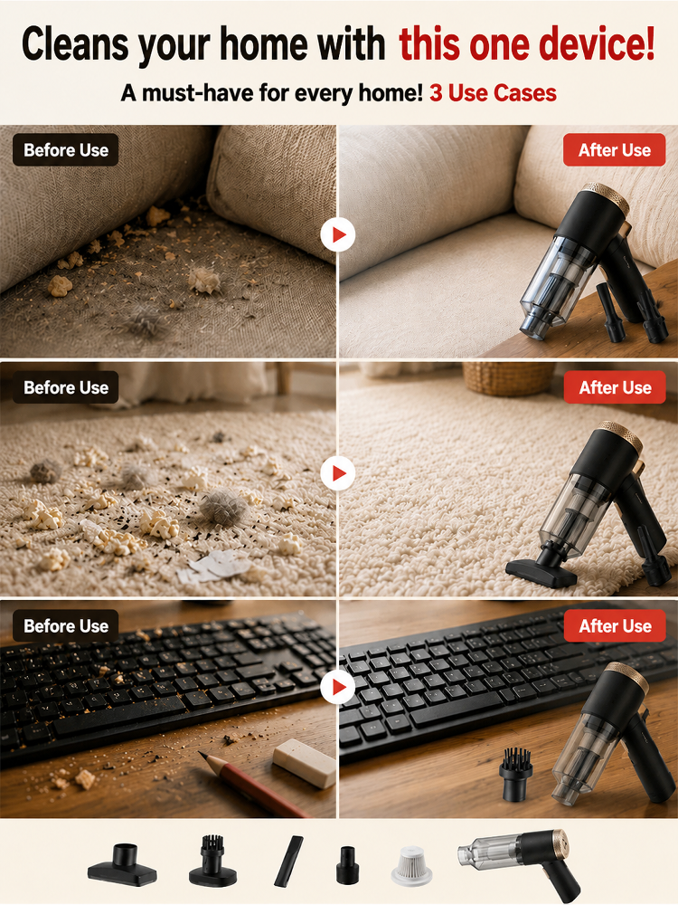 🌪️⚡ 32,000 Pa storm-force suction erases all dirt instantly! - detail 18