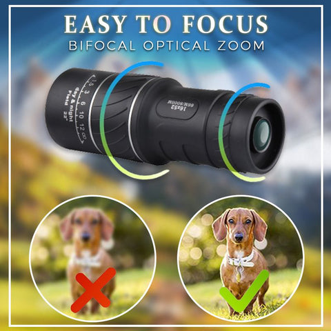 🌟See the Unseen🌟16X52Monocular bifocal optical zoomtelescope🔭 - detail 4