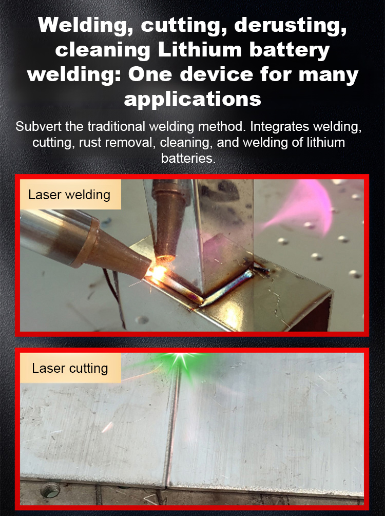🏆 German Technology 5-in-1 Laser Welding Gun (Patented by German Engineers) | Easy DIY Repairs 🛠️ | Spark-Free Cutting & Rust Removal | 100% Burn-Proof Safety 🛡️ | Cordless & Generator-Free - detail 5