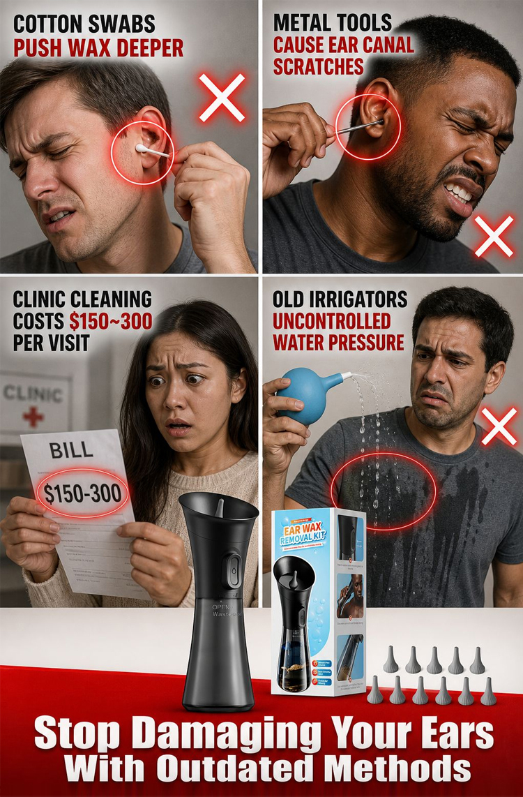 ENT-Approved Home Ear Irrigation Micro-Clinic System – German-Engineered Vortex Pulse Wax Removal Kit Compliant with AAO-HNS Guidelines (Save $1400+ on Clinic Visits!) - detail 4