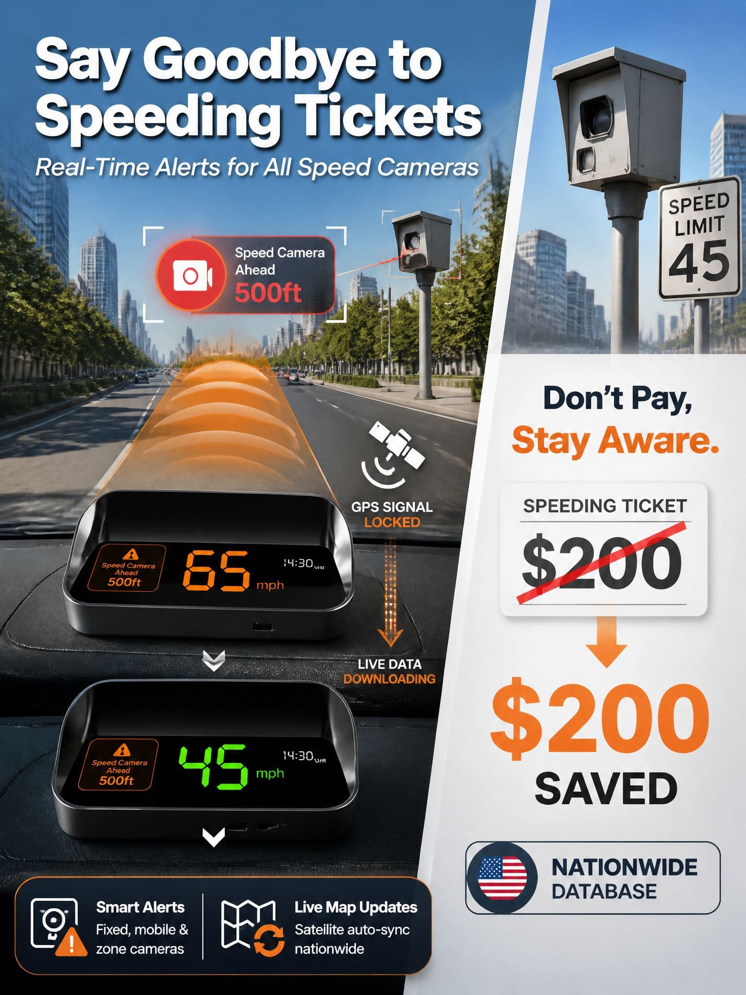 【Smart In-Car HUD Co-Pilot】Works on Sedans, SUVs, Pickups, RVs, and More! - detail 8