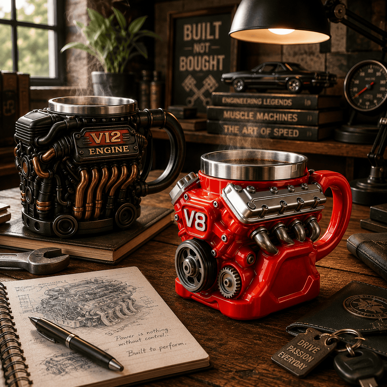 🔥2026 Hot Sale - V8 Engine Mug – The Ultimate Gearhead Gift⚡ - detail 3
