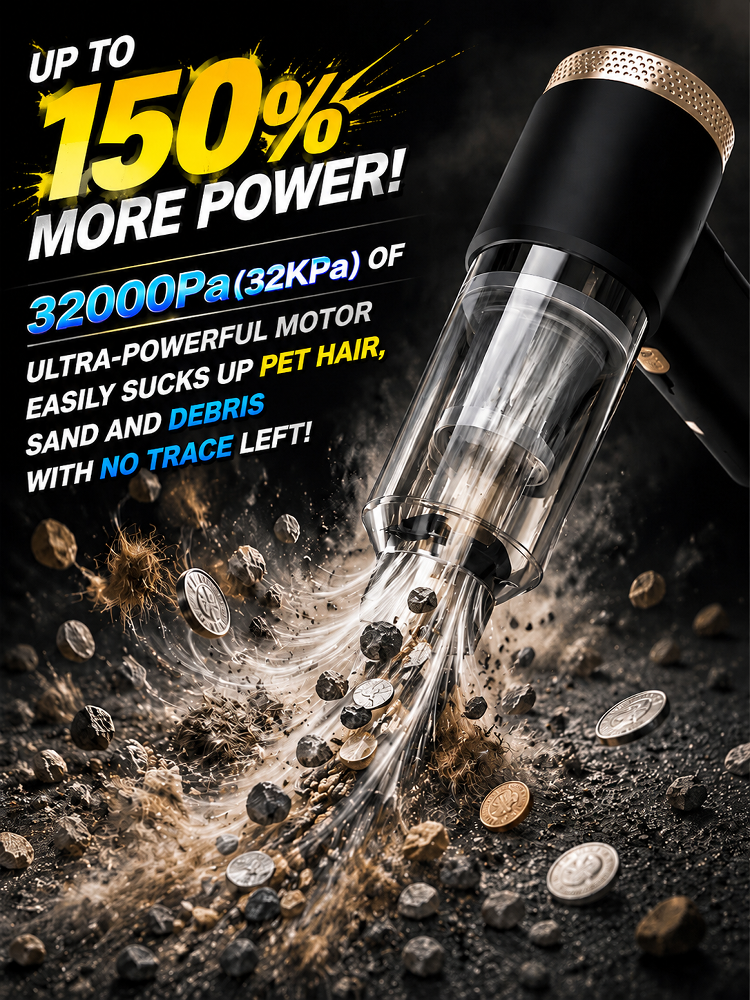 🌪️⚡ 32,000 Pa storm-force suction erases all dirt instantly! - detail 15