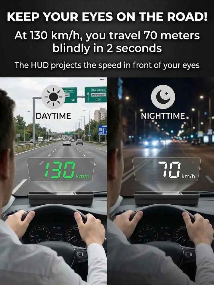 【Smart In-Car HUD Co-Pilot】Works on Sedans, SUVs, Pickups, RVs, and More! - detail 19