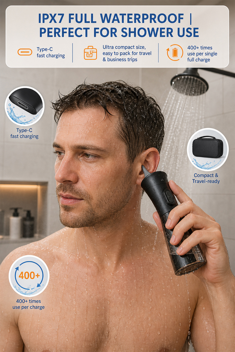 ENT-Approved Home Ear Irrigation Micro-Clinic System – German-Engineered Vortex Pulse Wax Removal Kit Compliant with AAO-HNS Guidelines (Save $1400+ on Clinic Visits!) - detail 18
