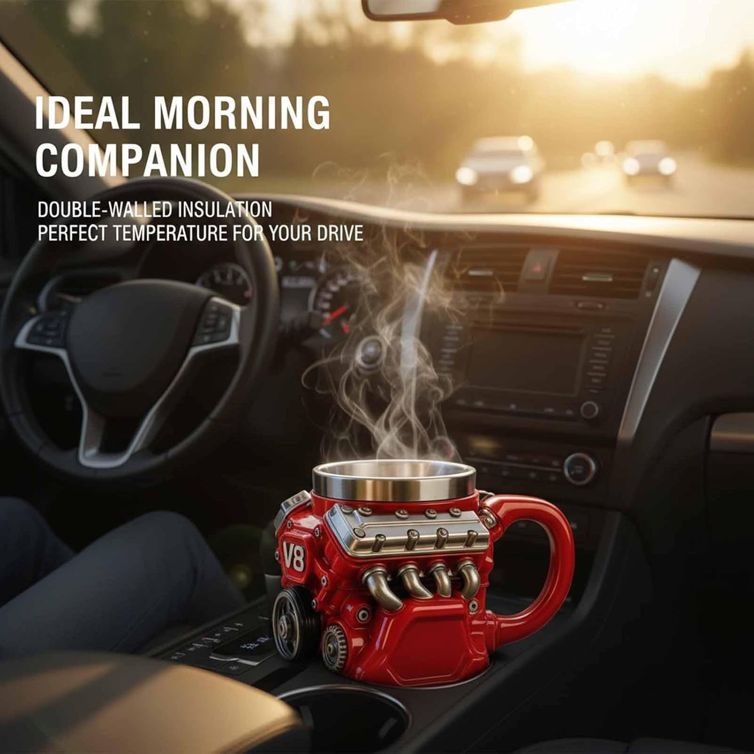 🔥2026 Hot Sale - V8 Engine Mug – The Ultimate Gearhead Gift⚡ - detail 6
