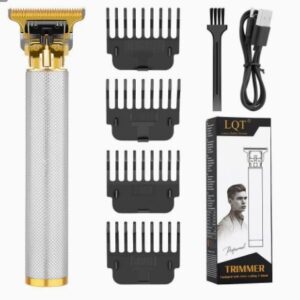 Compact Electric Hair Trimmer - silver kit