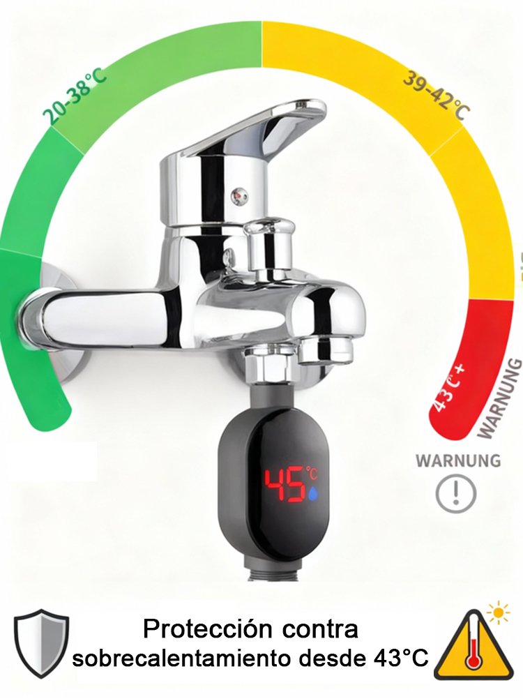 Ducha inteligente con pantalla de temperatura - detail 14