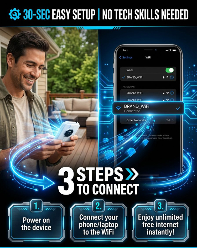 [Global Coverage, Free for Life] Boundless Portable Wi-Fi. - detail 8