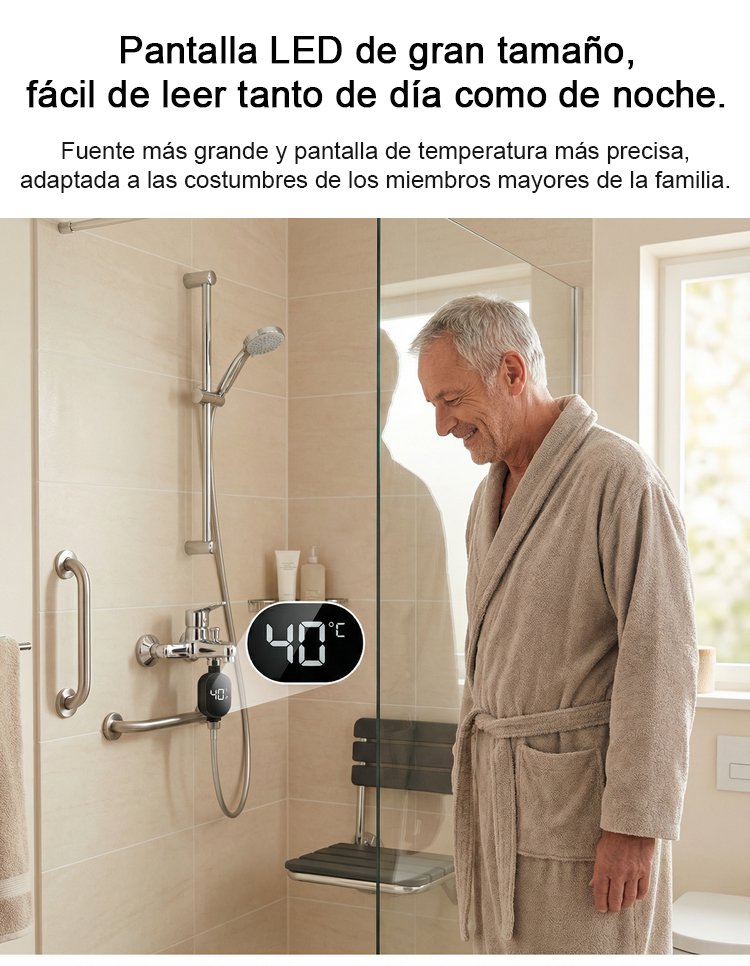 Ducha inteligente con pantalla de temperatura - detail 9