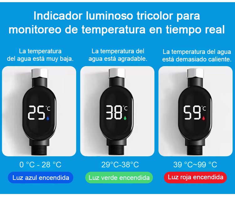 Ducha inteligente con pantalla de temperatura - detail 15