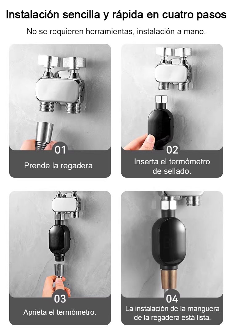 Ducha inteligente con pantalla de temperatura - detail 16